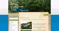 Desktop Screenshot of m.www.villa-phantasia.de